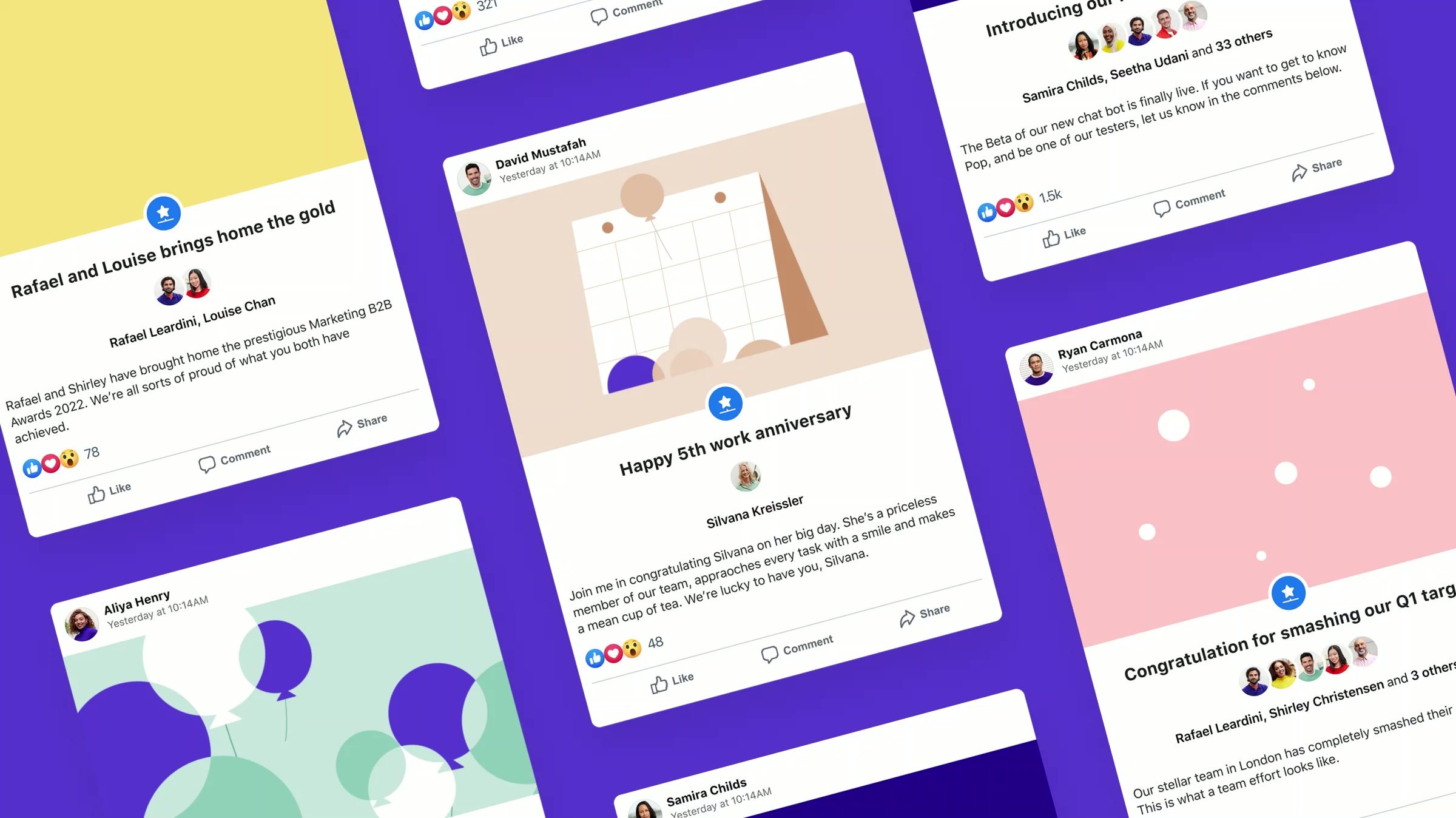 achievement posts animations