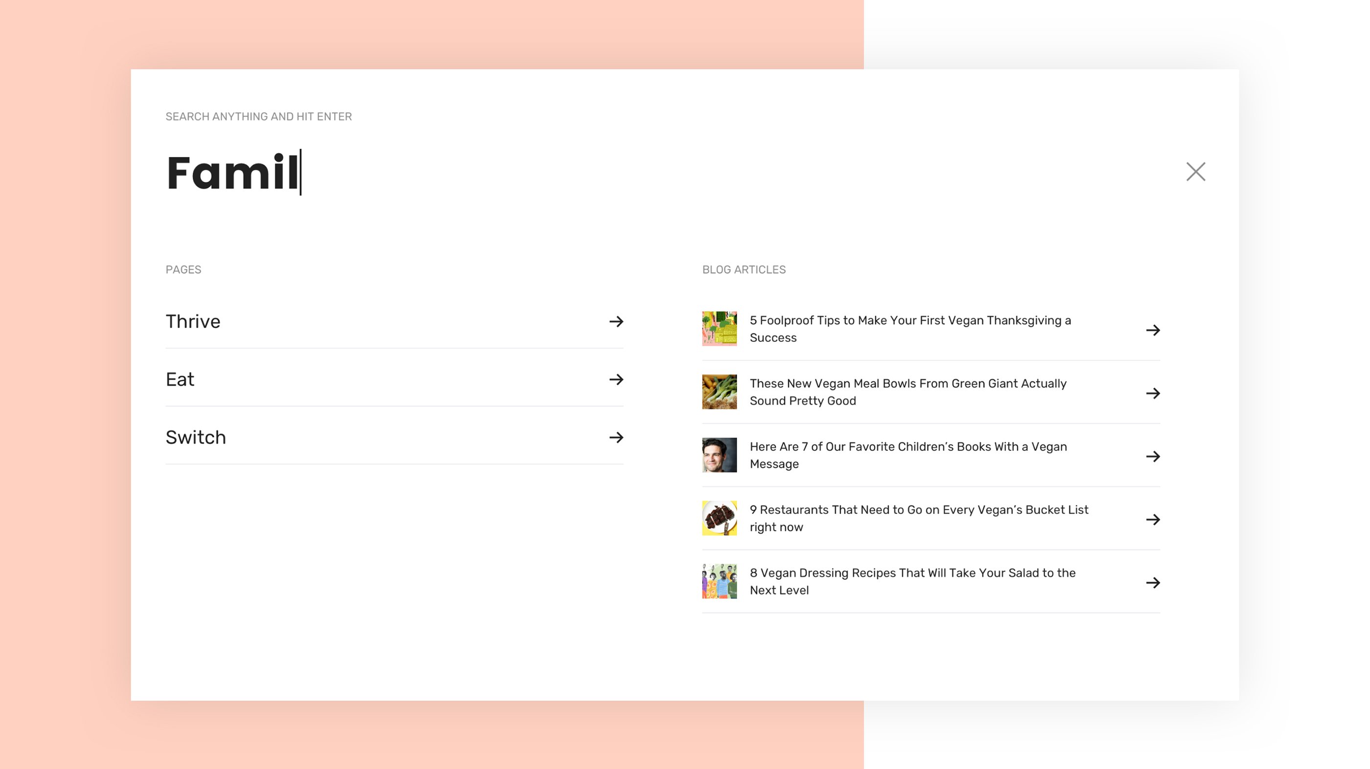 The Green Plate Menu