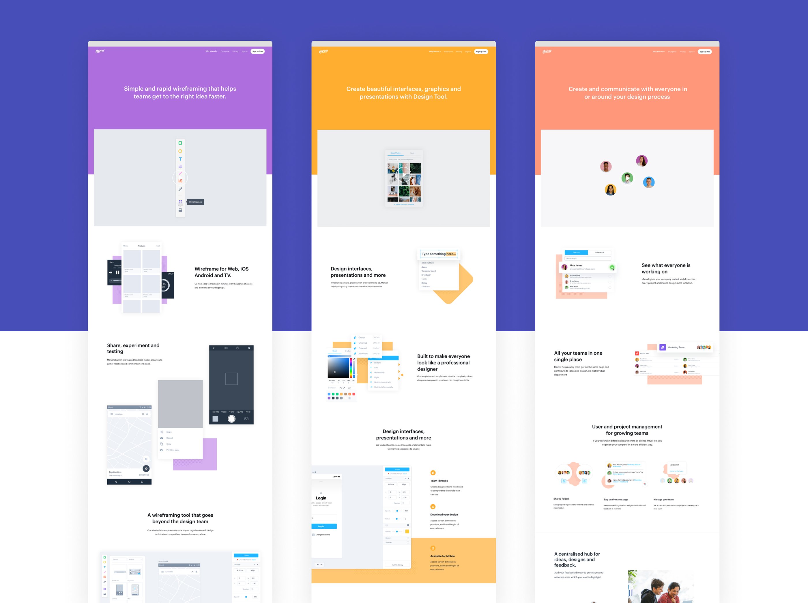 Feature Landing Page