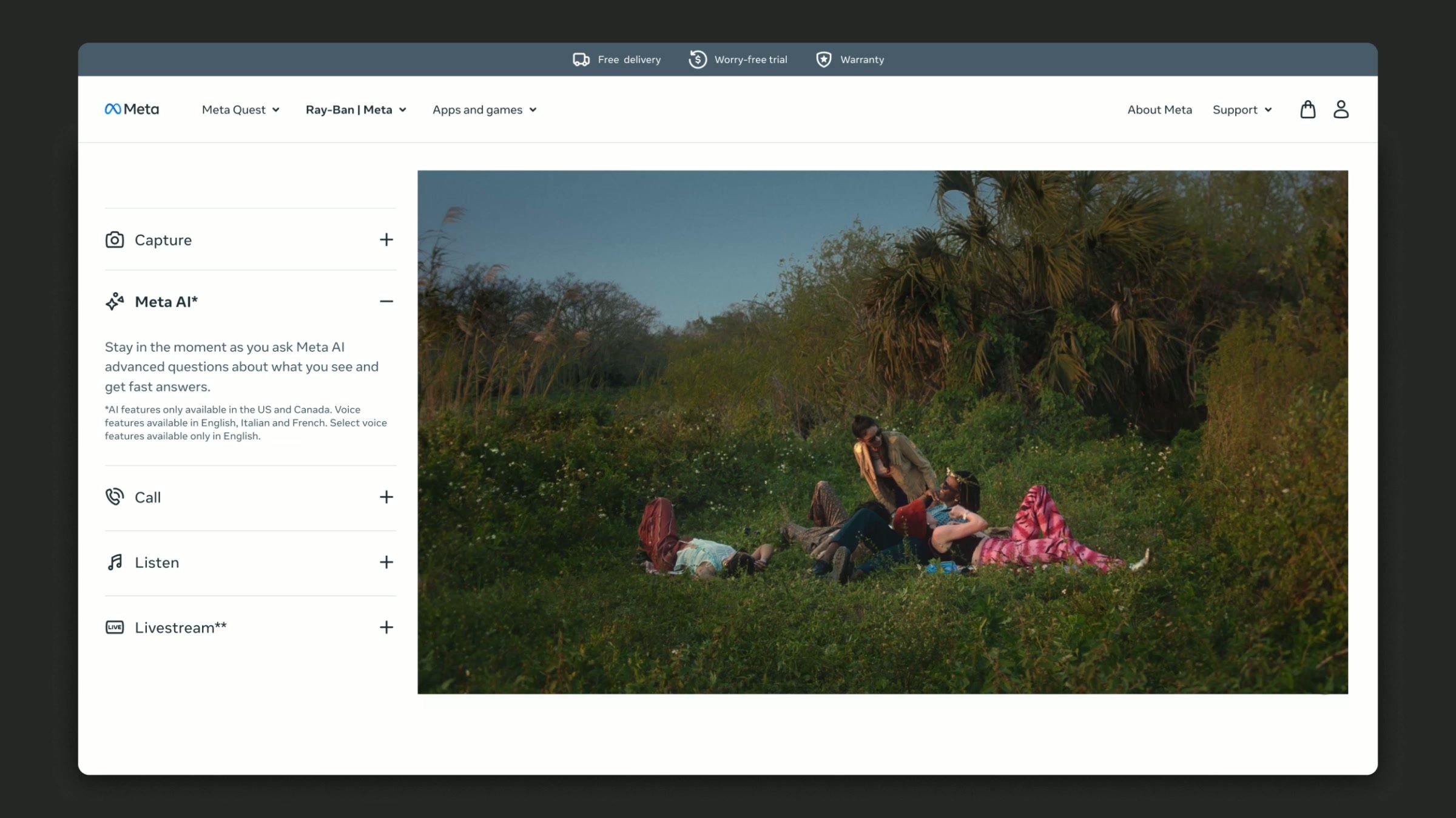 RayBan Meta Wearable App