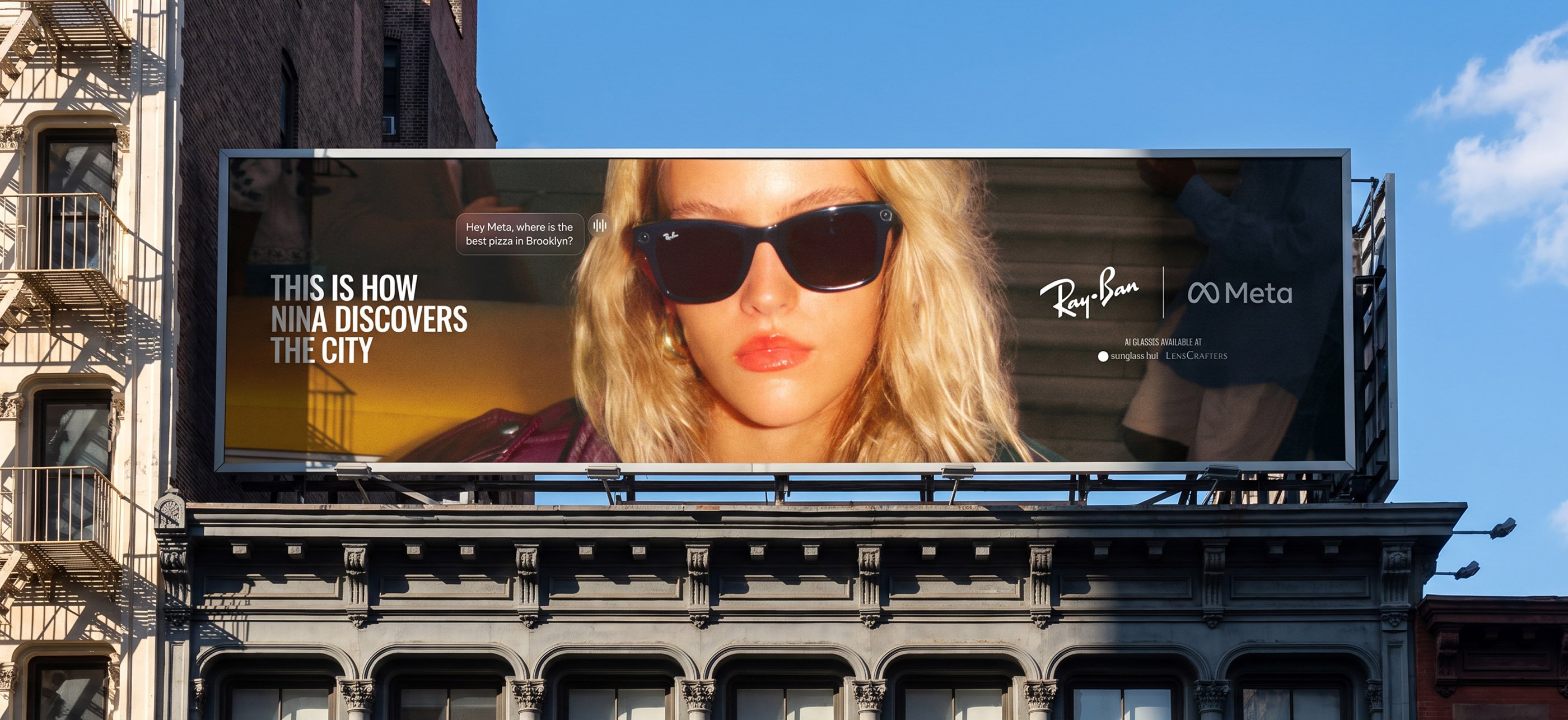Application on a Ray-Ban Meta Campaign