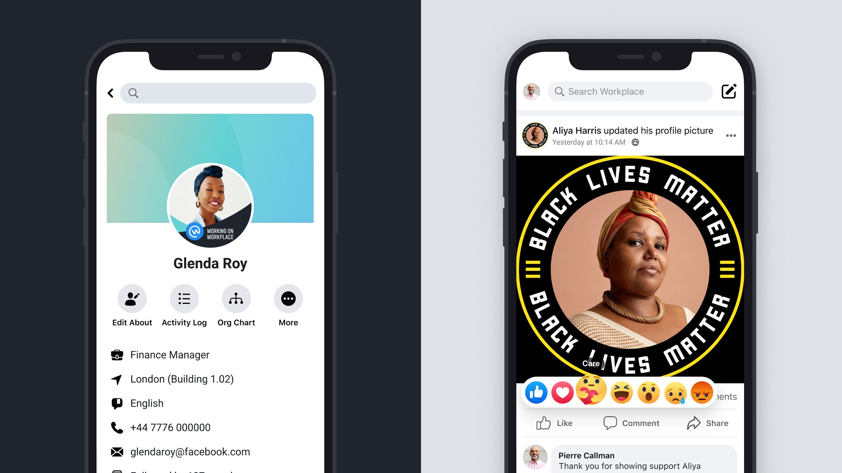 Covid Response profile frames in situ